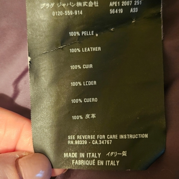 PRADA Italy Rare Women's Olive Green Genuine Patent Leather Coat w Belt Sz 38/S - Picture 11 of 16